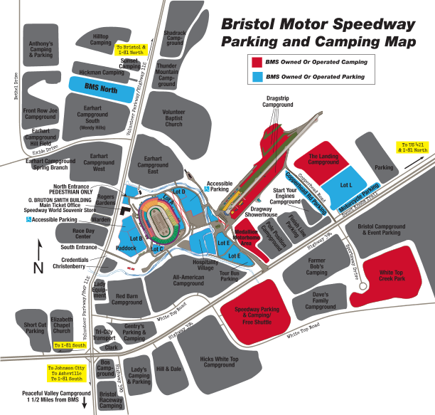 camping fan info bristol motor speedway bristol dragway seating chart