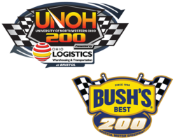UNOH 200 <span>presented by Ohio Logistics</span> and Bush's Beans 200 Logo