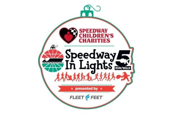 SCC Speedway in Lights 5K Logo