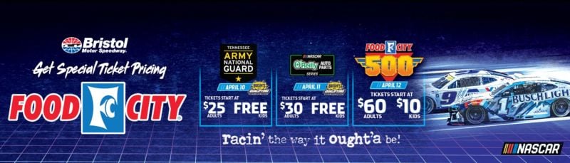 Food City Tickets Header Image