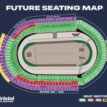 Bristol Motor Speedway NASCAR Seating Chart