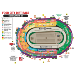 BMS Food City Dirt Race <br />Seating Map <br />Spring 2021