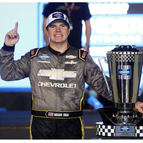 Sheldon Creed won the 2020 NASCAR Gander RV & Outdoors Truck Series championship.