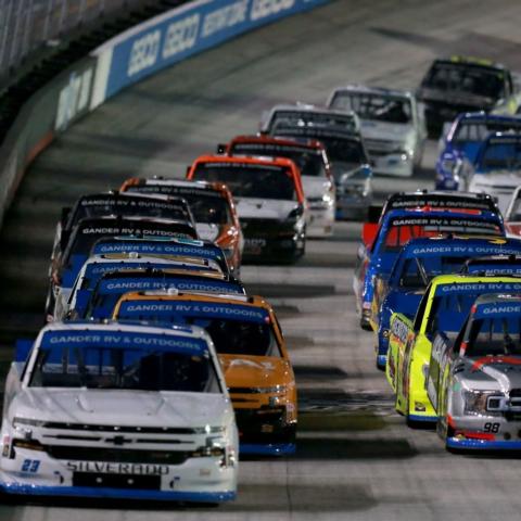 The NASCAR Camping World Truck Series will visit BMS two times in 2021, including the Pinty's Dirt Race on Saturday, March 27 and the UNOH 200 on Thursday night, Sept. 16.