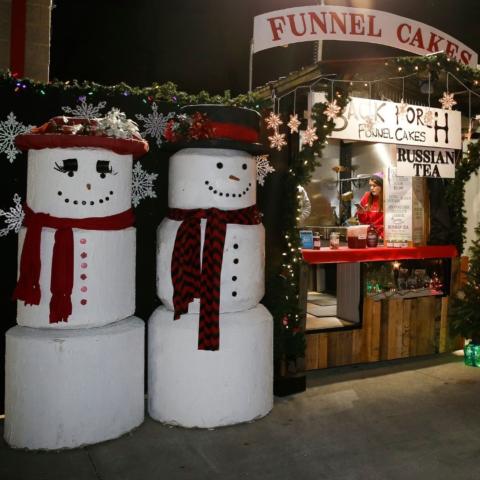 There's plenty of arts and crafts and vendors in the Christmas Village to check out during your visit to The Pinnacle Speedway In Lights.