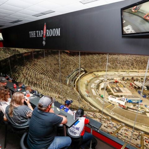 The popular Bristol Tap Room, located in suites 548-549, is getting a great makeover, which includes the addition of new carpet, lights, bar countertops and fresh BMS racing artwork throughout the suite.