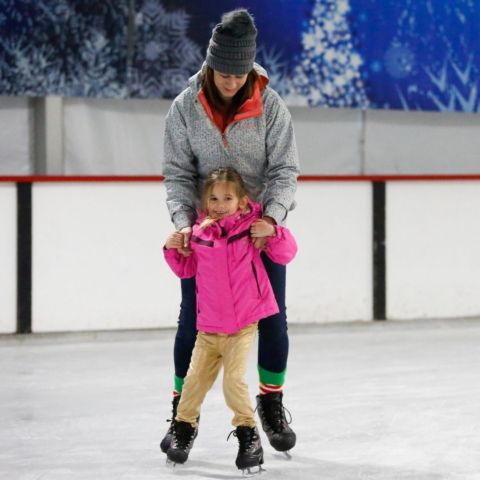 The Tri-Cities Airport Ice Rink at Bristol Motor Speedway presented by Stateline Services has been a part of the Pinnacle Speedway In Lights since opening in 2002. The rink is open most nights and is a fun way for family and friends to have a wonderful time during the holidays.