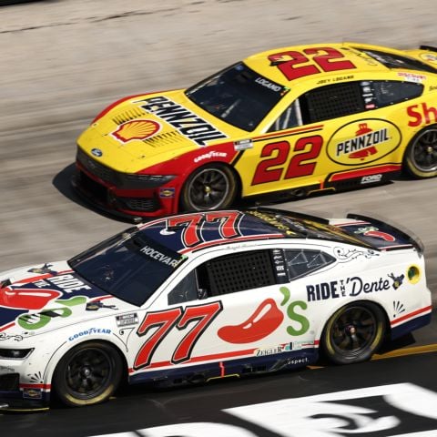 The stage is set for a memorable race in Sunday's Food City 500. Rising star Carson Hocevar (77) and Joey Logano (22) are two of the pre-race favorites.