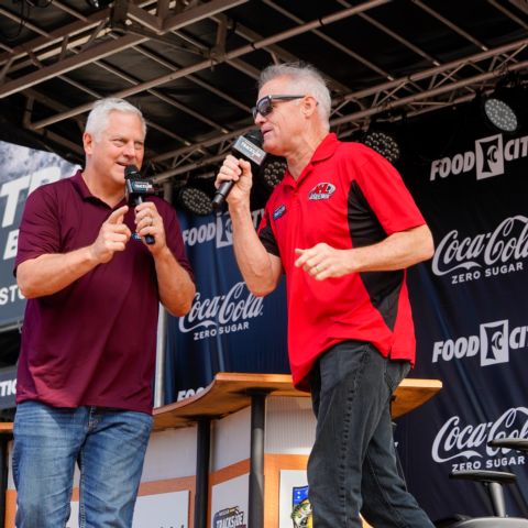 Trackside Live with Kenny Wallace and John Roberts is always a fun way to start your NASCAR Sunday and you don't want to miss it at Noon at the Food City Fan Zone Stage presented by Coca-Cola Zero Sugar.