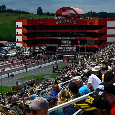 Drag racing fans love Bristol Dragway and the Super Grip NHRA Thunder Valley Nationals.