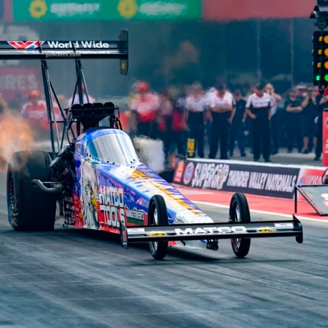 Antron Brown broke through for his first Bristol Dragway victory by racing to the win at the Super Grip NHRA Thunder Valley Nationals.