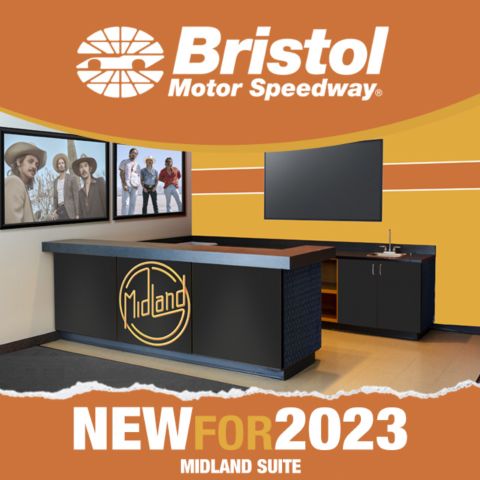 BMS has created a new premium seating Suite for pre-race concert band Midland. Fans of the Grammy-nominated group can purchase a seat in the suite and have a chance to meet the band and watch the concert from an exclusive viewing area.