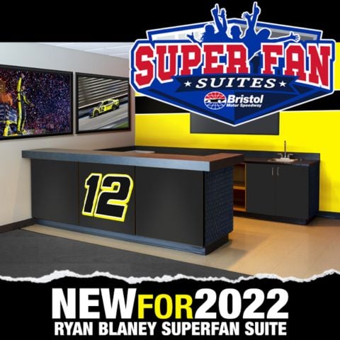 BMS also added a new Ryan Blaney-themed Superfan Suite to its list of VIP experiences for the Bass Pro Shops Night Race.