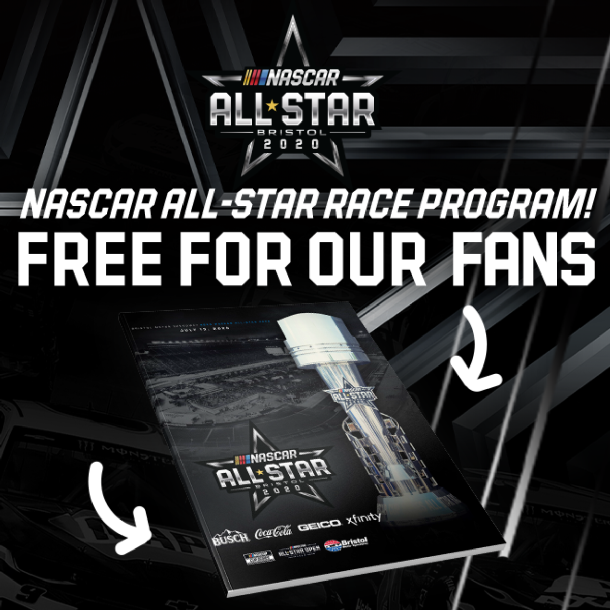 Official commemorative digital NASCAR All-Star Race program available for free download to NASCAR Nation News Media Bristol Motor Speedway