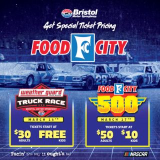 Food City tickets on sale Thumbnail