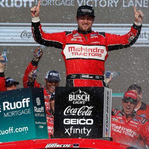 NASCAR Cup Series sophomore driver Chase Briscoe earned his first career victory earlier in the year at Phoenix. He nearly added a second win at the Food City Dirt Race in Bristol in April.