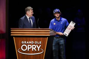 Chase Elliott joined Bristol Motor Speedway officials on Wednesday for a Nashville Media Tour that included a stop at the legendary Grand Ole Opry, where the second-generation driver guest-hosted a segment of the popular country music radio show. The Grand Ole Opry presented Elliott with a commemorative Hatch Show Print as a gift Wednesday to commemorate his appearance.