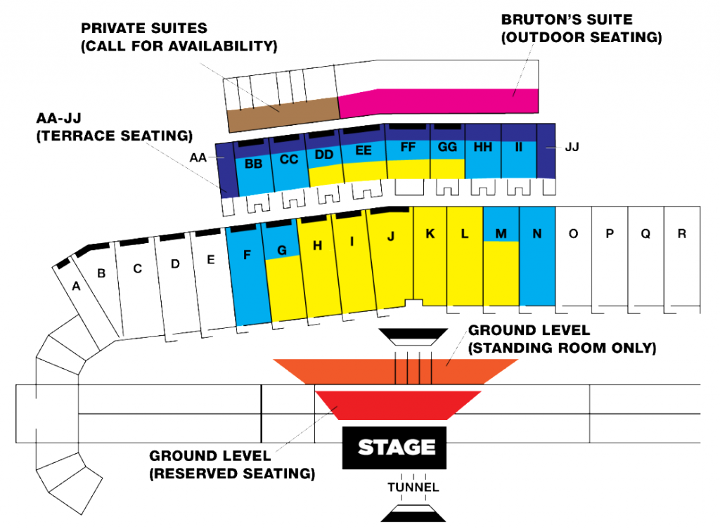 Alabama Seating Chart