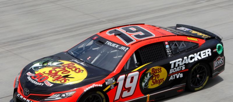 Martin Truex Jr. drives the flagship Bass Pro Shops No. 19 and will be looking to earn his first BMS NASCAR Cup Series victory at the Bass Pro Shops Night Race, Sept. 17 at the iconic short track. 