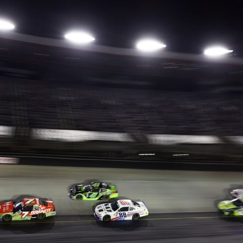 Justin Allgaier (7) hopes to leave Bristol with momentum in the O'Reilly Auto Parts Series Chase,