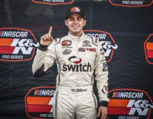 NASCAR Camping World Truck Series star Noah Gragson won the pole for the Zombie Auto 150 Friday at Bristol Motor Speedway.