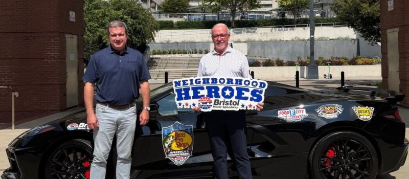 Eddie Mannis, president and founder of HonorAir Knoxville, was celebrated as a BMS Neighborhood Hero today during a news conference in downtown Knoxville.