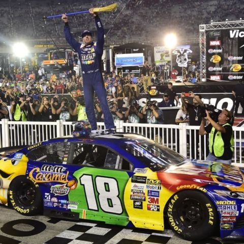 Kyle Busch earned his second triple-sweep at Bristol in 2017.