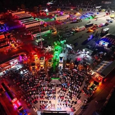 The truck light show is a must-see at the LargeCars & Guitars event at Bristol Dragway, this weekend, May 8-9.