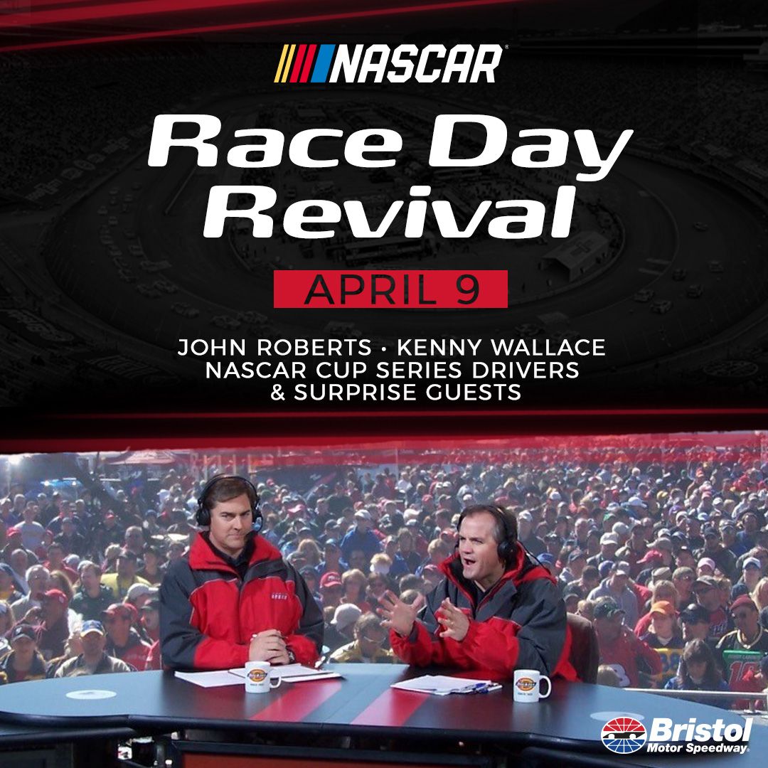 BMS Race Day Revival with Kenny Wallace and John Roberts coming to Food City Dirt Race News Media Bristol Motor Speedway