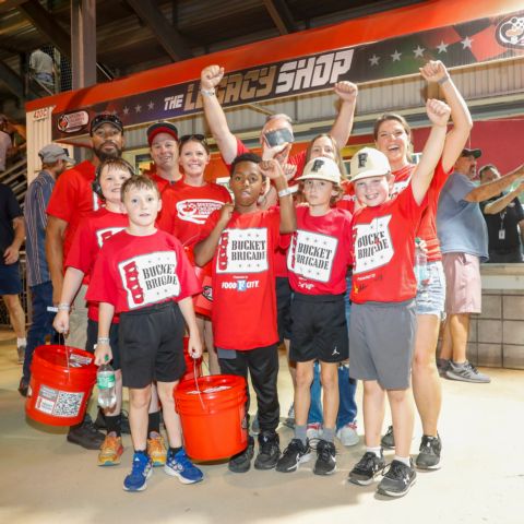 Keep an eye out for the SCC-Bristol Red Bucket Brigade presented by Hardee's Restaurants. They will be out in the stands collecting loose change to help children in need.