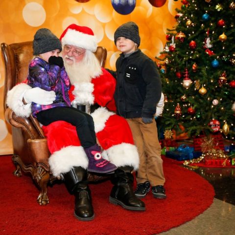 Santa Claus will return to Christmas Village to visit with kids during the Pinnacle Speedway In Lights at BMS, which opens this Friday, Nov. 18 for its 26th season of spreading joy and love across the Appalachian Highlands region.