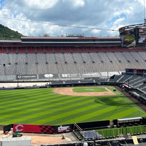 On Saturday, the MLB Speedway Classic will set the attendance record for a regular season single-game at more than 85,000 fans filling the grandstands at Bristol Motor Speedway for the historic game.