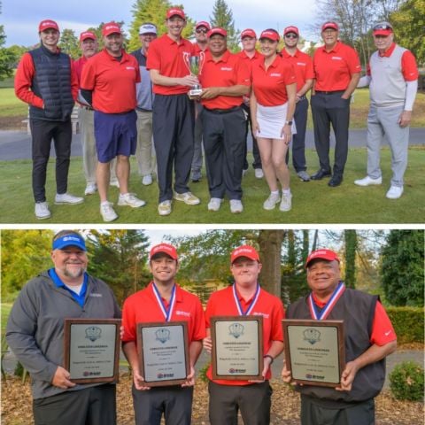The Big Winners: (Top) The Tri-Cities Media Team won the Thunder Valley Cup; Four individual performers were undefeated in all three of their matches during the day, including Landon Owen from Team BMS and from the Media Team Josh Widman, Andrew Watson and co-captain Kenny Hawkins.