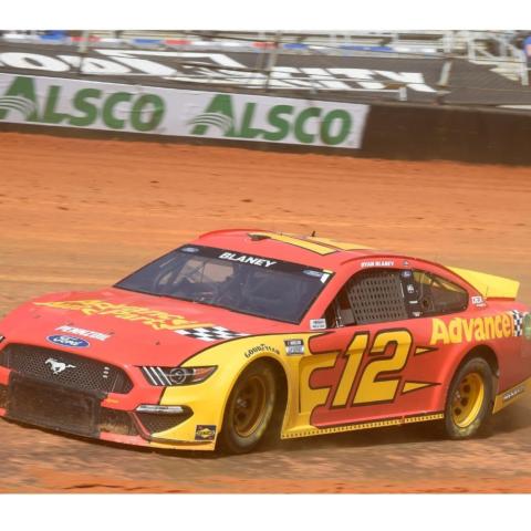 Ryan Blaney was fastest in his No. 12 machine in the final practice during Bush's Beans Practice Day at BMS.