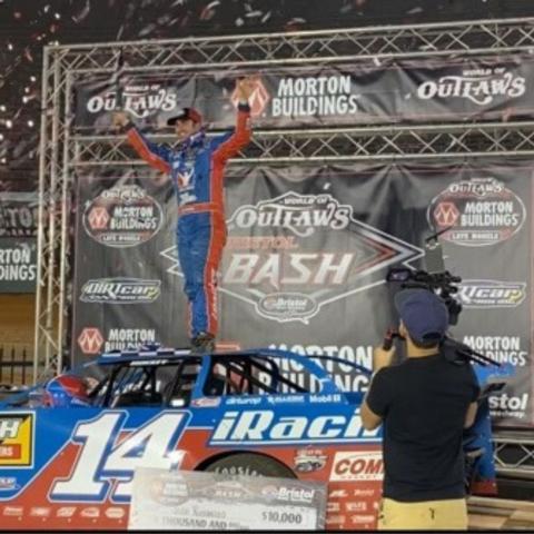 Josh Richards won the Late Model race Friday during the World of Outlaws Bristol Bash.