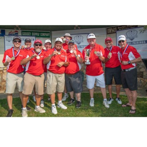 The Tri-Cities Media Team celebrated the Thunder Valley Cup victory Thursday at the Golf Club of Bristol.