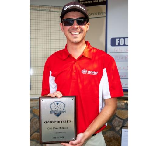 WCYB's Jarvis Haren won the Closest to the Pin award.