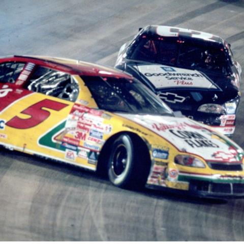 Dale Earnhardt famously spun Terry Labonte en route to winning the 1999 Bass Pro Shops NRA Night Race at BMS.