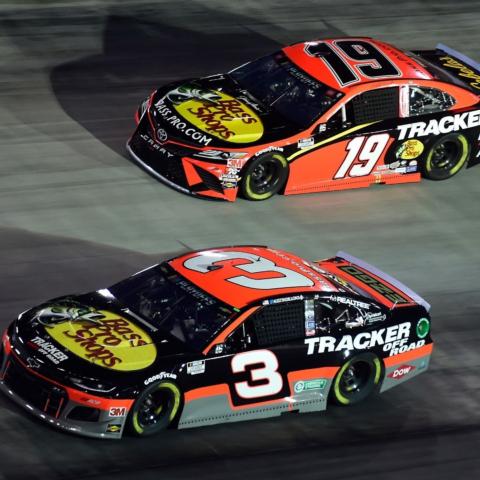 Austin Dillon (3) and Martin Truex Jr. (19) will be going for a Playoff victory on Bristol Motor Speedway's concrete track during the Bass Pro Shops NRA Night Race, Sept. 18. 