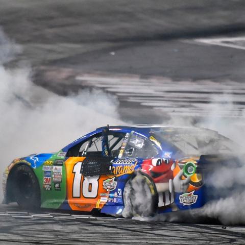 Recent Bristol dominator Kyle Busch has earned seven of his eight BMS Cup Series victories in the No. 18, good enough for fifth on the list.