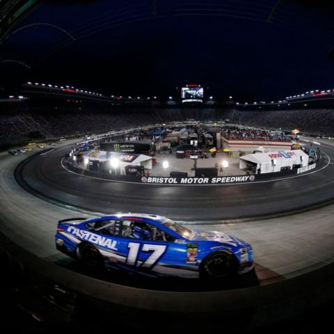 The odd stat regarding Ricky Stenhouse Jr.'s ongoing love affair with Bristol Motor Speedway is despite all of his strong BMS finishes and being in contention with top-fives and top-10s, he has never led a lap around The Last Great Colosseum in a Cup Series race. He will try to change that next month as he continues his effort to claim a breakthrough victory at Thunder Valley during the Bass Pro Shops NRA Night Race on Sept. 18. 