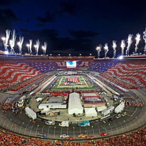 BMS takes patriotism to the highest level possible in all of its biggest events.