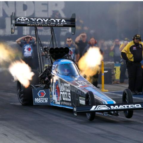 Three-time NHRA Top Fuel world champion Antron Brown knows the stakes are high at the NHRA Thunder Valley Nationals, Oct. 15-17, during the NHRA Camping World Drag Racing Series Countdown to the Championship Playoffs. Brown says he is looking for a Bristol victory as the track remains one of the only ones on the circuit where he hasn't scored a win. 