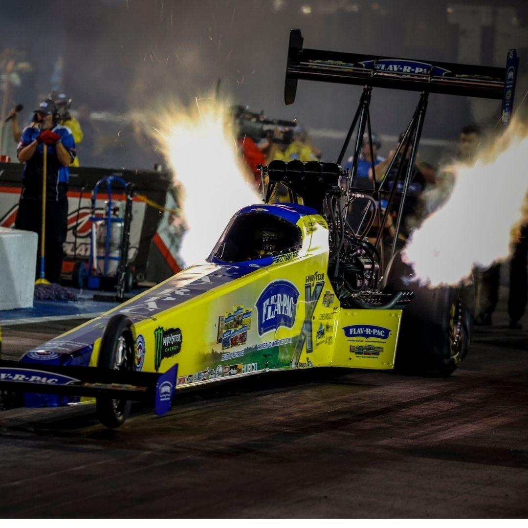 sammen Tolkning familie Brittany Force powers to track record to take qualifying lead in Top Fuel  at NHRA Thunder Valley Nationals | News | Media | Bristol Motor Speedway