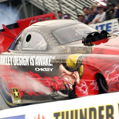 Scotty Cannon competed at Bristol in NHRA Funny Car in the early 2000s.