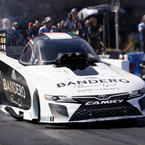 Alexis DeJoria captured her first NHRA Funny Car victory in more than four years by winning the NHRA Thunder Valley Nationals Sunday at historic Bristol Dragway.
