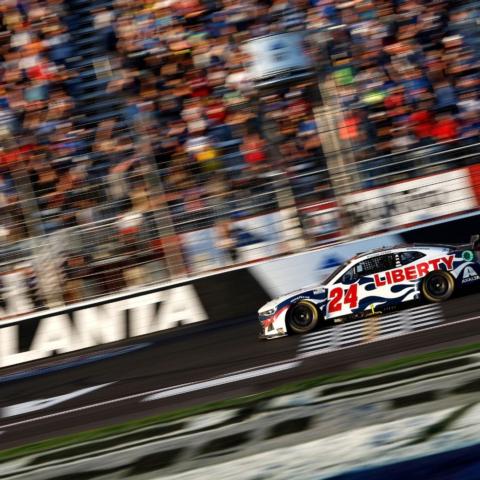 William Byron claimed the victory March 20 at Atlanta Motor Speedway.