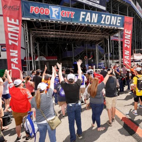The Food City Fan Zone Stage will offer driver appearances, music, games, prizes and fun for guests during the Food City Dirt Race at Bristol Motor Speedway, April 15-17.