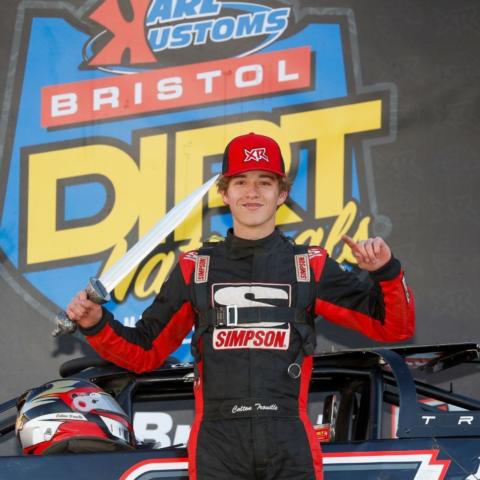15-year-old Colton Trouille scored the victory in the 602 Late Models feature.