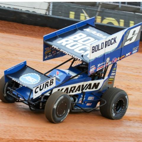 Australian driver James McFadden posted finishes of 13th and 9th during last year's World of Outlaws NOS Energy Drink Series feature races at Bristol Motor Speedway. 